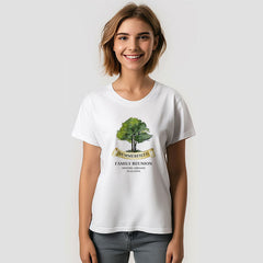 Aperturee - Summer Family Reunion Tree Custom Name T-Shirt