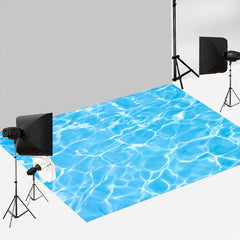 Aperturee - Summer Swimming Pool Splash Water Ripple Floor Mat