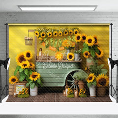 Aperturee - Sunflower Shop White Candle Photo Studio Backdrop