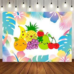 Aperturee - Sweet Furit Summer Leaves Party Event Backdrop