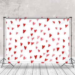 Aperturee - Sweet Hearts Pink Simple Photography Backdrop