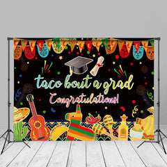 Aperturee - Taco Bout A Grad Music Flags Photo Booth Background
