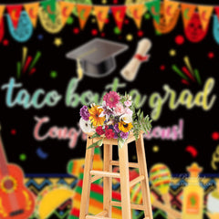 Aperturee - Taco Bout A Grad Music Flags Photo Booth Background