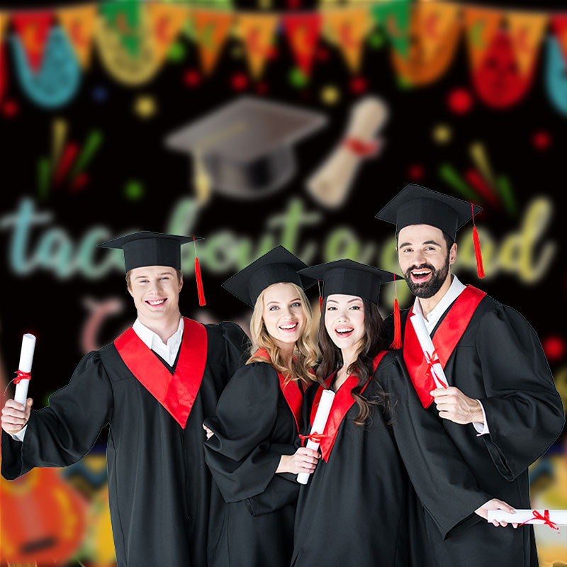 Aperturee - Taco Bout A Grad Music Flags Photo Booth Background