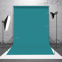Aperturee - Teal?Blue Solid Color Simple Photography Backdrop