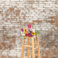 Aperturee - Vintage Brick Wall Photography Studio Backdrop