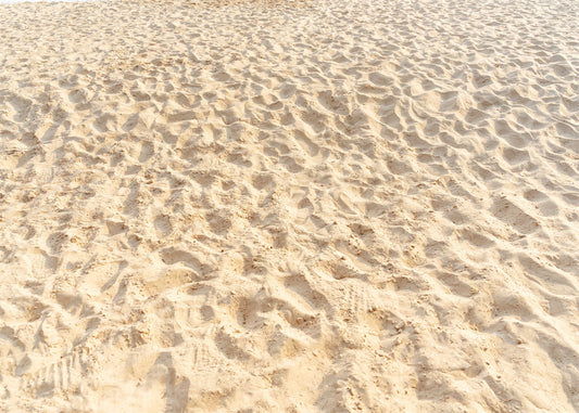 Aperturee - Sand Pattern Tropical Beach Texture Rubber Floor Mat