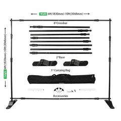 Aperturee PLus Size Adjustable Step and Repeat Backdrop Banner Stand