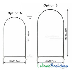 Aperturee Arched Backdrop Frame for Party Decoration