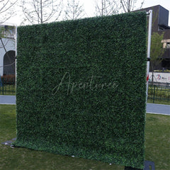 Aperturee Green Turf Cloth Simulation Plant Wall Party Backdrop