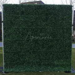 Aperturee Green Turf Cloth Simulation Plant Wall Party Backdrop