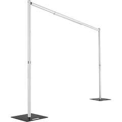 Aperturee Heavy Duty Adjustable Aluminum Backdrop Stand for Event