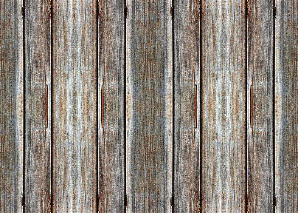 Aperturee - Vertical Texture Distressed Wood Rubber Floor Mat