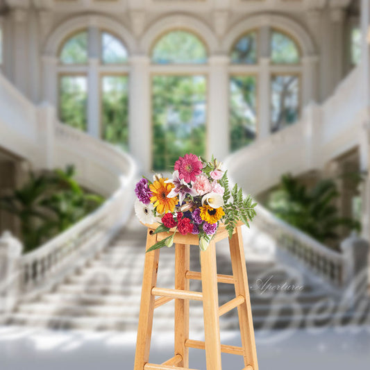 Aperturee - Vintage Cascading Staircase Architecture Backdrop