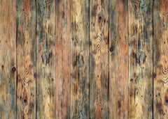 Aperturee - Vintage Dirty Moldy Wood Photoshoot Rubber Floor Mat