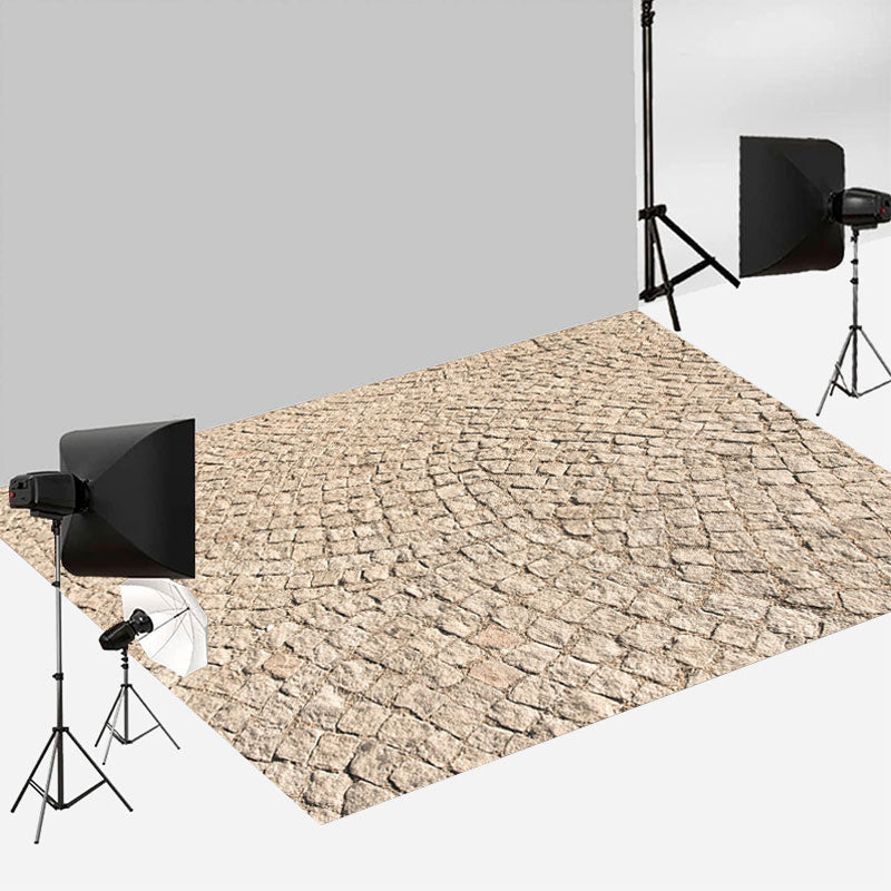 Aperturee - Vintage Street Stone Floor Photography Mat
