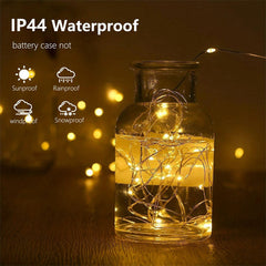 Aperturee - Warm White LED Fairy Lights Christmas Decorations