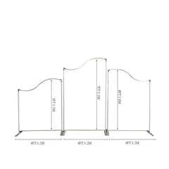 Lofaris Wave Top Arch Chiara Wall Party Frame 3 Piece Set