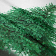 Aperturee - White And Green Art Decor Christmas Tree Wall Tapestry