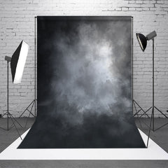 Aperturee - White Black Oil Painting Photography Studio Backdrop