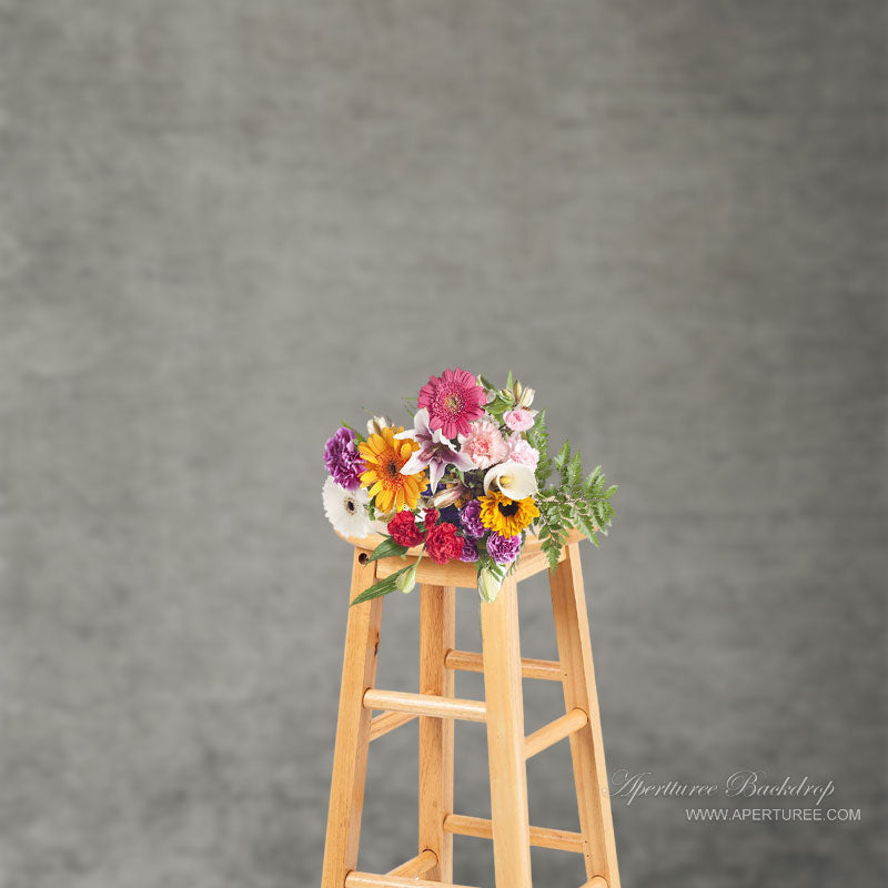 Aperturee - White Grey Abstract Photo Backdrops for Studio