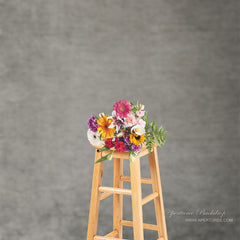 Aperturee - White Grey Abstract Photo Backdrops for Studio