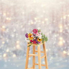 Aperturee - Winter Snowflake Bokeh Photoshoot Christmas Backdrop