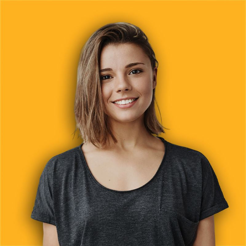 Yellow Orange Solid Color Portrait Photo Backdrop - Aperturee