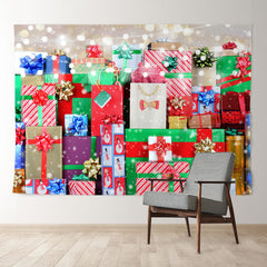 Aperturee - Beautiful Gift Light Strip Wall Christmas Backdrop