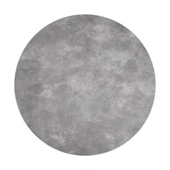 Aperturee - Circle Simple Grey Theme Happy Birthday Backdrop