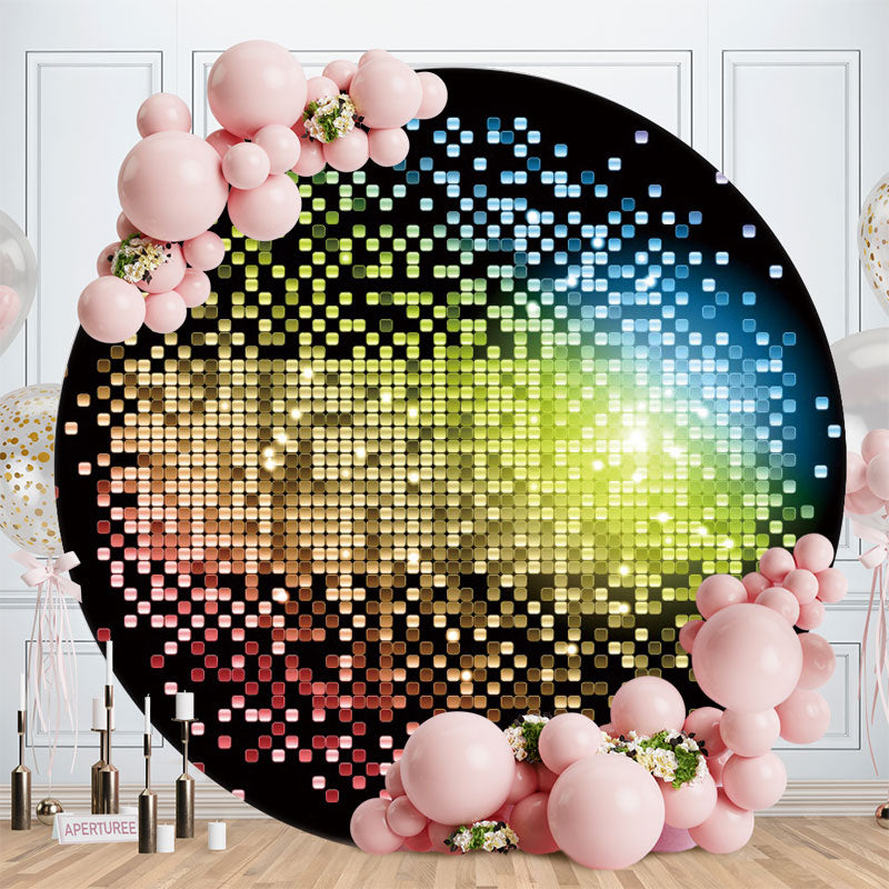 Aperturee - Colorful Spot Bokeh Round Birthday Party Backdrop
