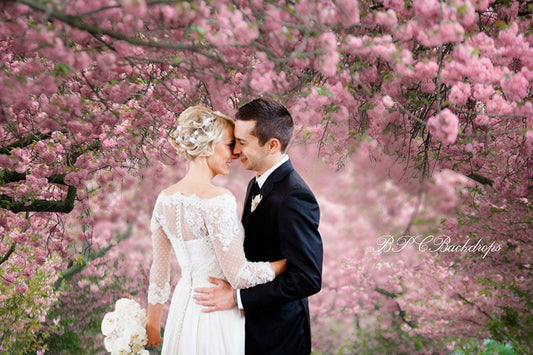 Aperturee - Flower Spring Wedding Bridal Photography Backdrop