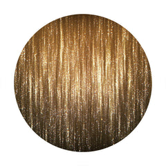Aperturee - Gold Bright Glitter Round Birthday Party Backdrop