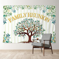Aperturee - Green Tree Family Reunion Christmas Party Backdrop