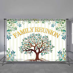 Aperturee - Green Tree Family Reunion Christmas Party Backdrop