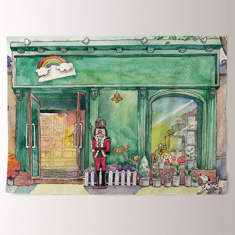 Aperturee - Greeny Nutcracker Theme Merry Christmas Backdrop