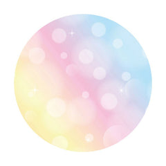 Aperturee - Light Color Bokeh Round Happy Birthday Backdrop