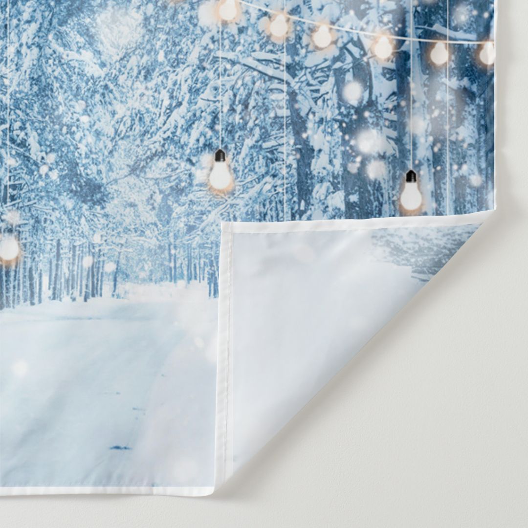 Aperturee - Light Snowy Trees Frozen World Winter Backdrop