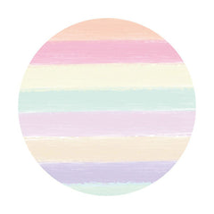 Aperturee - Light tripes Round Birthday Party Decoration Backdrop