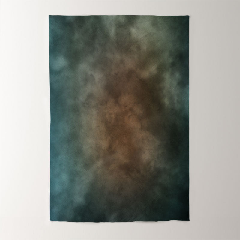 Aperturee - Variegated Cyan Foggy Texture Photography Backdrop