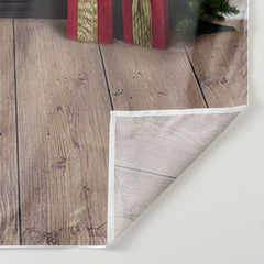 Aperturee - Wooden Sock Fireplace Photobooth Christmas Backdrop